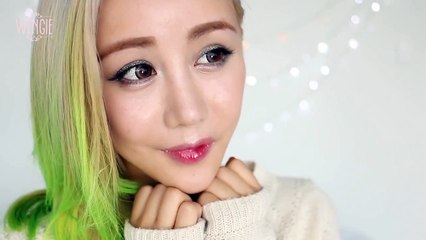 Glitter & Cherry Candy Cane and Tinsel Inspired Makeup Look | Wengie | Beauty Point