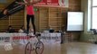 Girl Performs Impressive Bike Tricks  Balancing Act