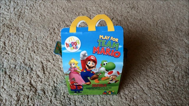 Mario bross toys Happy meal Mac Donalds surprise | Disnay cars professor Z | kids videos	mario speelgoed	mario toys mario kids videos