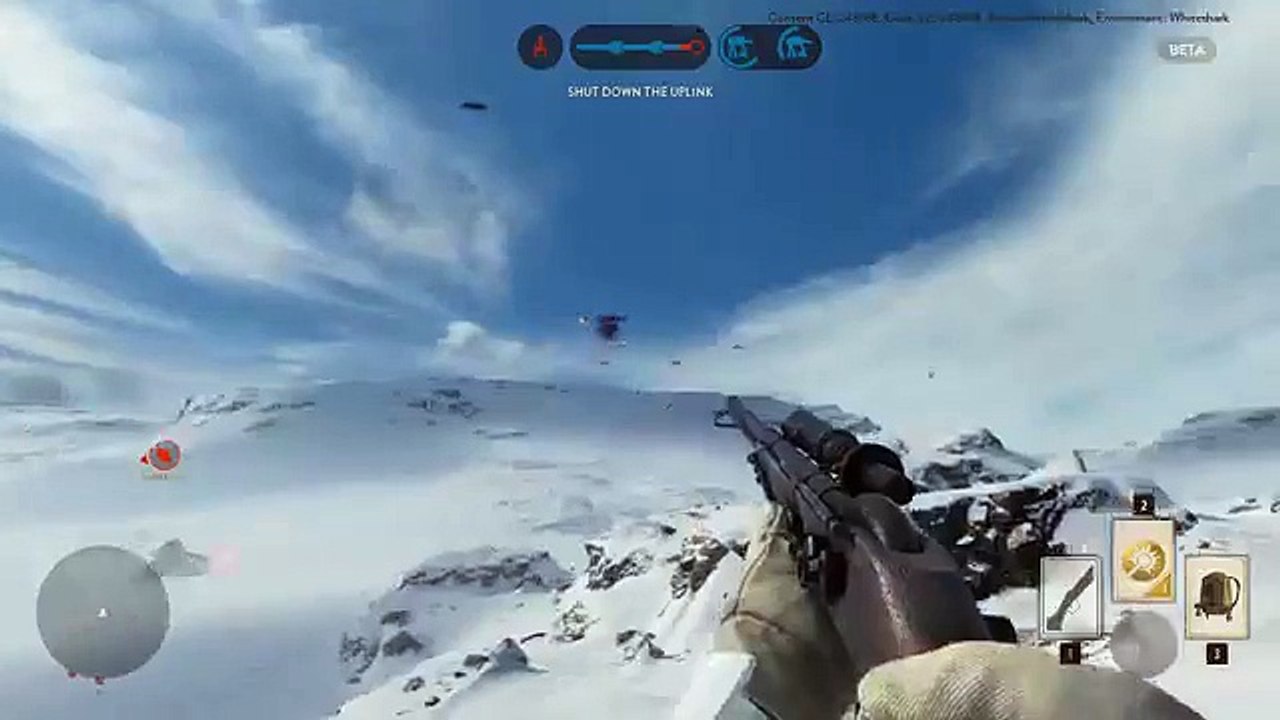 STAR WARS BATTLEFRONT - EPIC PILOT SNIPE , EXCLUSIVE GAMEPLAY (BETA)