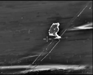 The consequences of an air strike on the accumulation of military equipment