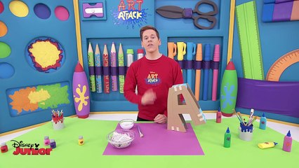 Art Attack Giant 3D Letter Official Disney Junior UK HD