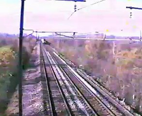 Funny Video 2014 Man faces The Train Mad Man