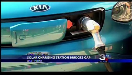 First for Georgia: Solar Powered EV Station Unveiled at West Point Visitor Information Center v2