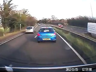 This is why you don't (brake check) people on the highway. (NSFW language)