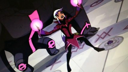 Ben 10 Omniverse-Charmcaster turns herself into a dragon