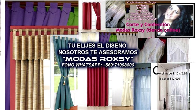 MODAS ROXSY DISEÑO Y CONFECCION (CORTINAS)