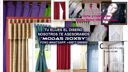 MODAS ROXSY DISEÑO Y CONFECCION (CORTINAS)