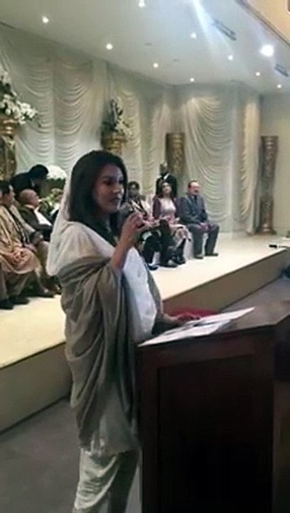 Reham Khan Addresses Media Conference In Manchester