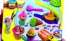 Play-Doh Sweet Shoppe Ice Cream Sundae Cart Playset vs. Moon Dough Ice Cream Set!