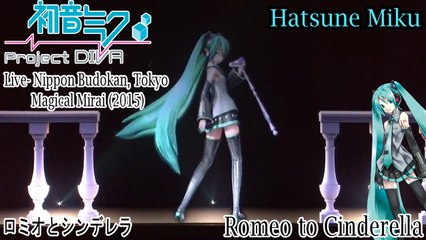 Project DIVA Live- Magical Mirai 2015- Hatsune Miku- Romeo to Cinderella (HD)