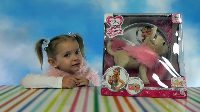 Чи чи Лав Принцесса собачка распаковка игрушки гуляем с в Леопарке