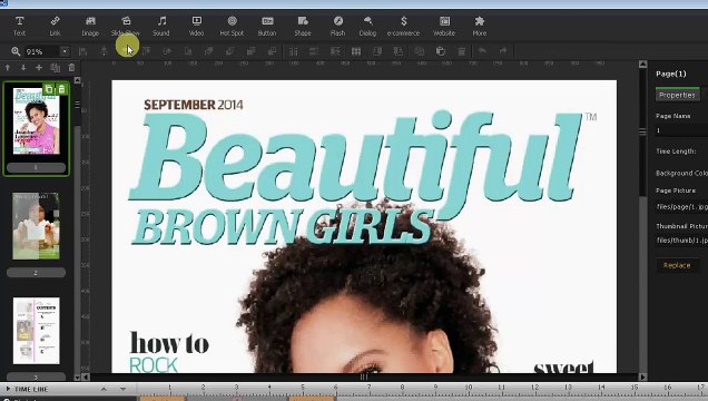 Mobissue free HTML5 Flip Book Introducing for creating flipping book online