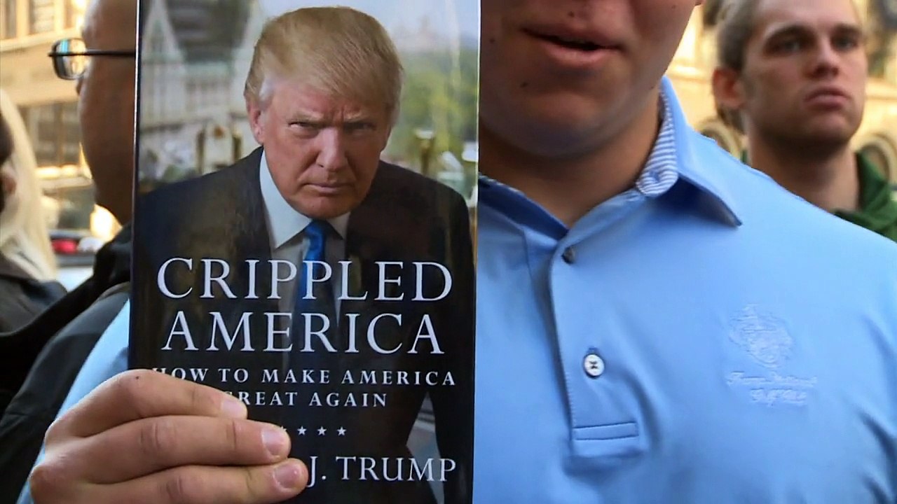 Trump apresenta livro sobre ‘Estados Unidos deficiente’