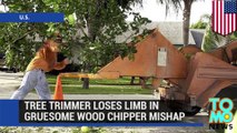 Wood chipper tears off man's arm in horrifying gardening accident