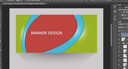 Banner Abstract Floral In Photoshop - Tutorial