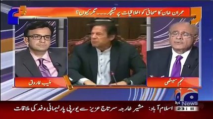 Najam sethi Response On Imran Khan's Bad Attitude With Journalist