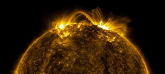 Güneş'in yüzeyindeki 'Termonükleer sanat' böyle görüntülendi