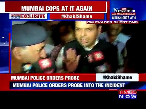 Maharashtra CM evades questions on Mumbai moral Cops