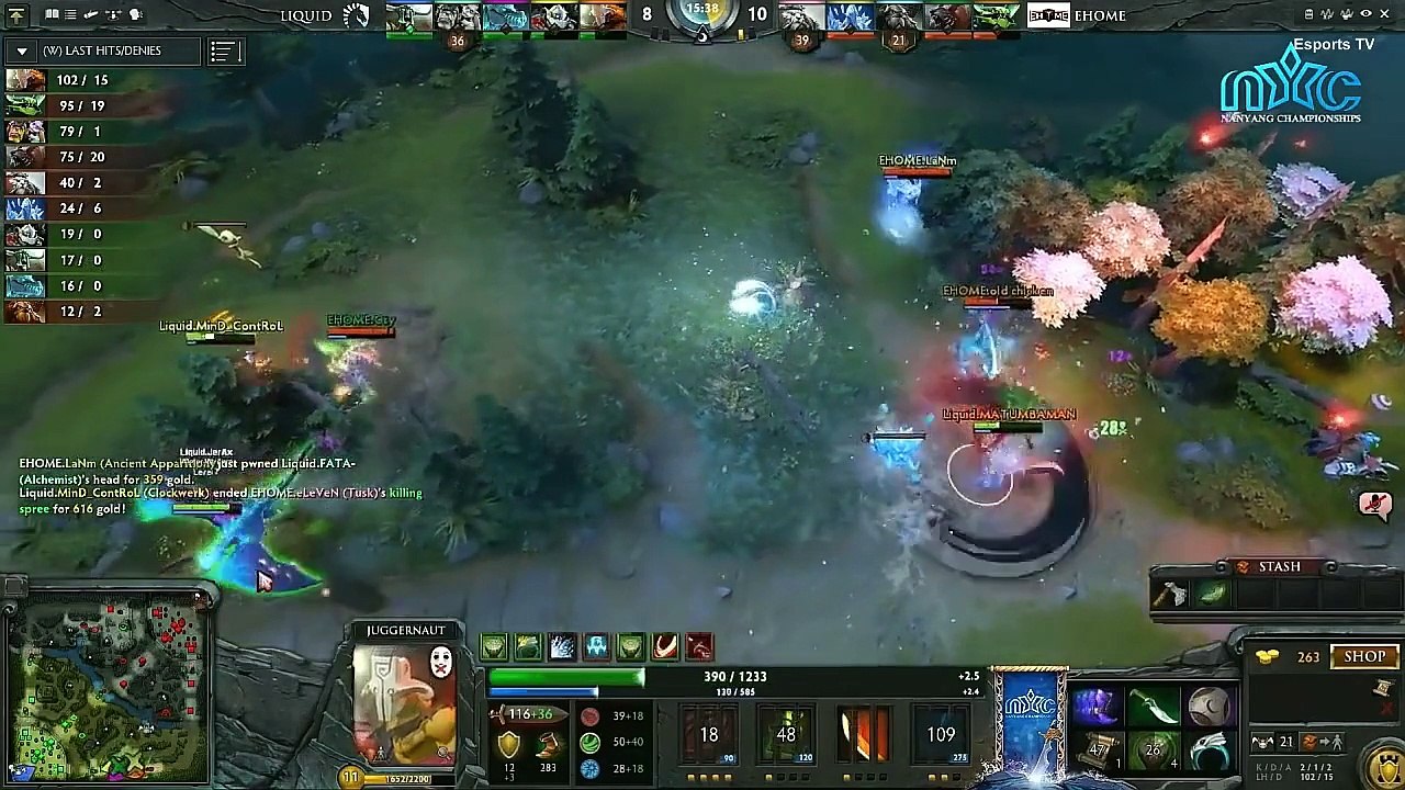 Liquid vs EHOME Game 2 (Bo3) | Nanyang Championships 2015 LB Finals | EHOME vs Team Liquid