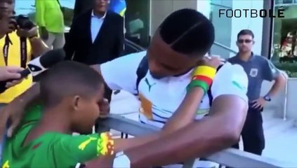 When Kids Meet Their Football Idols