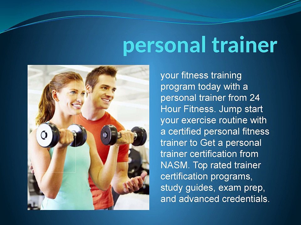 Fitness trainer