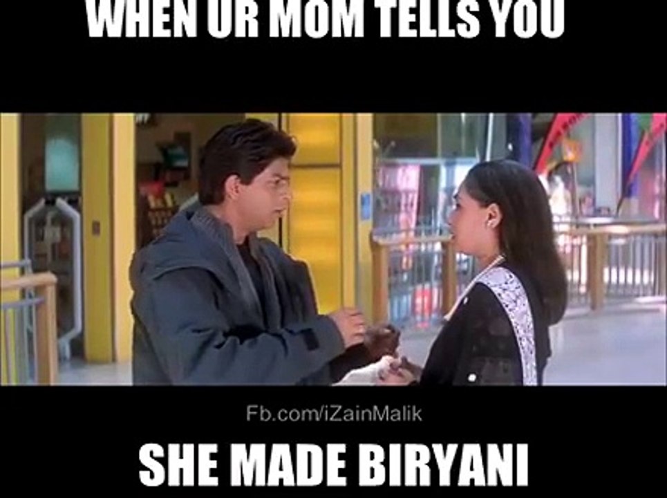 when ur mom made biryani for you
