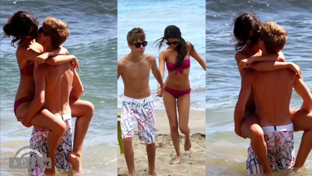 Justin Bieber & Selena Gomez caught in action 2011