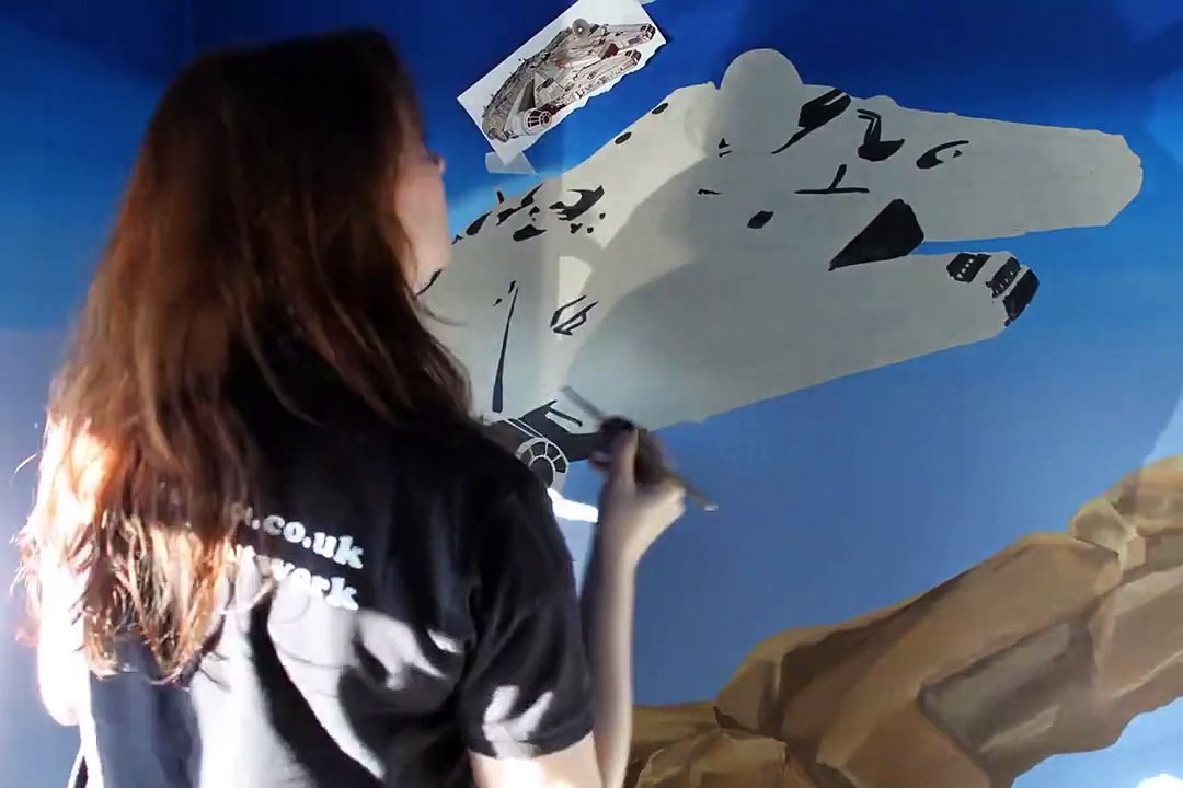 Chambre d'enfant sur le thème de Star Wars - Magique