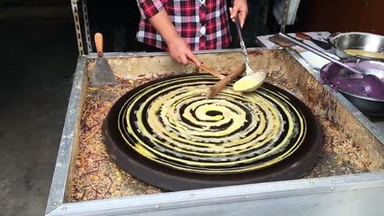 Recette de Crêpes spirales.  Enorme