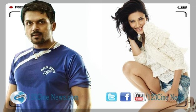 Shruti Hassan's Item Song In Karthi Movie| 123 Cine news | Tamil Cinema news Online