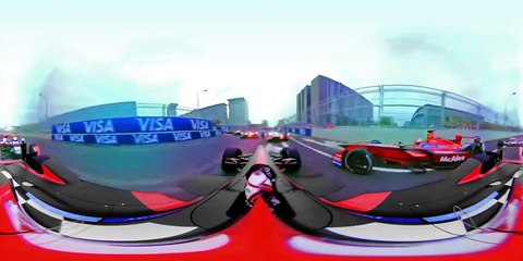 360° Video- Incredible Beijing Race Start Onboard