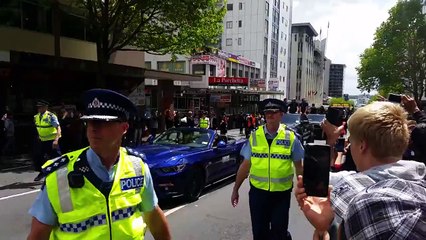 La parade des All Blacks à Auckland