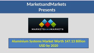 Global Market for Aluminium Systems Witnessed A Rapid Growth