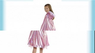 Trullala Glitzer-Prinzessinnencape Prinzessinnenumhang Gr??e: M in rosa (4-6 Jahre)