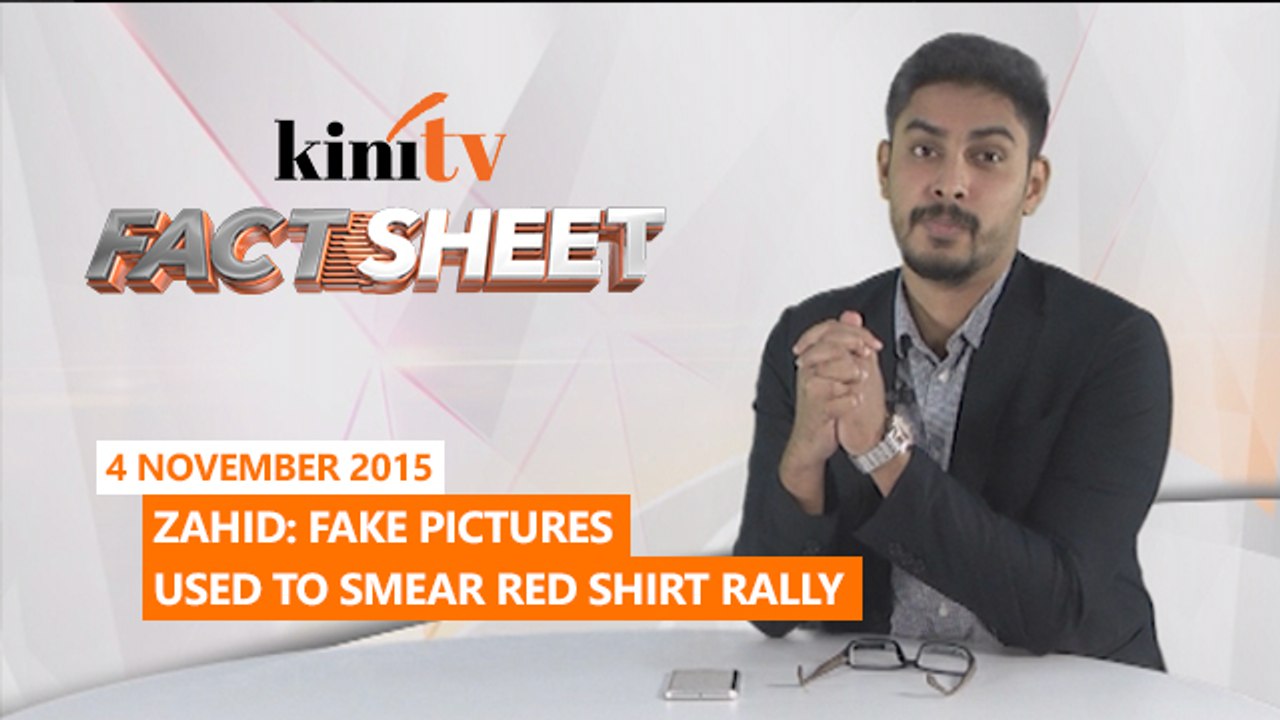 Fact Sheet - November 4 | Zahid: Fake pictures used to smear red shirt rally