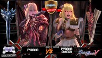 Soulcalibur Fight / Soulcalibur Bellator - Cosplay Fashion Battle - Pyrrha vs Pyrrha Omega (SC5)