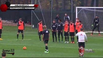 Milan training session 03.11.2015