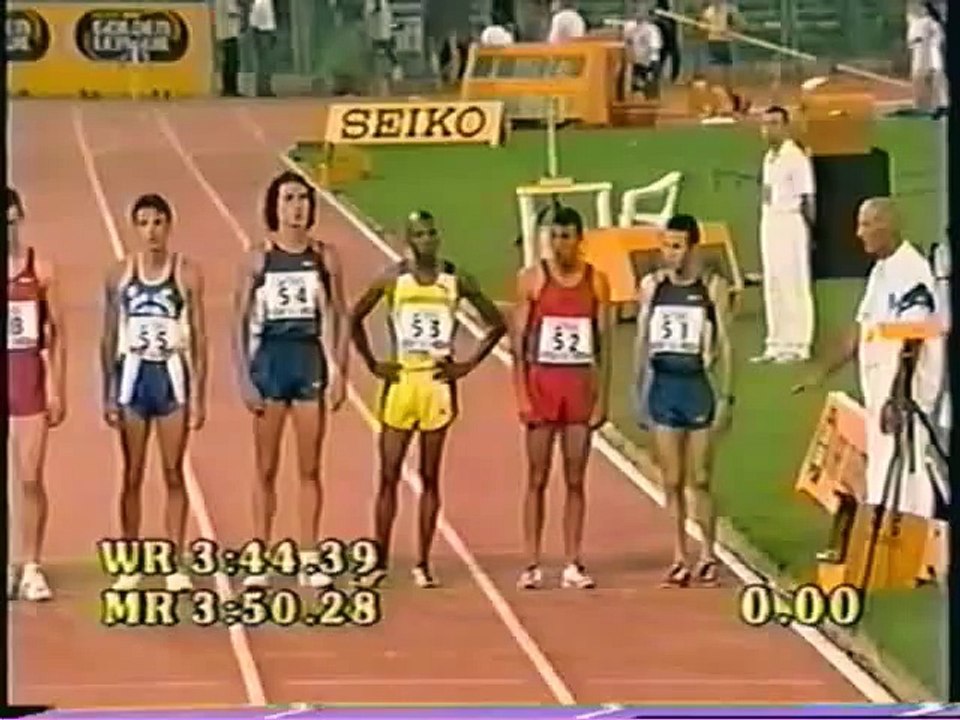 Hicham El Guerrouj – Record du Monde du 1.500m