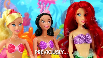 Ariel saves Mal & Evie Mermaids & Saves Ben after Ariel Defeats Ursula. DisneyToysFan