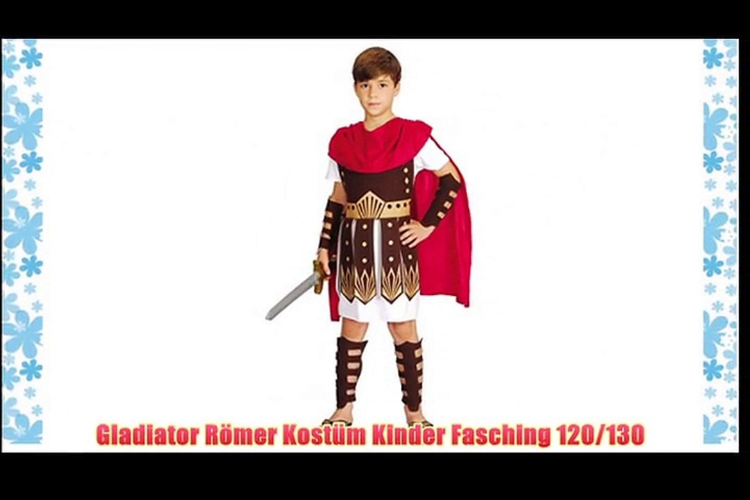 Gladiator R?mer Kost?m Kinder Fasching 120/130