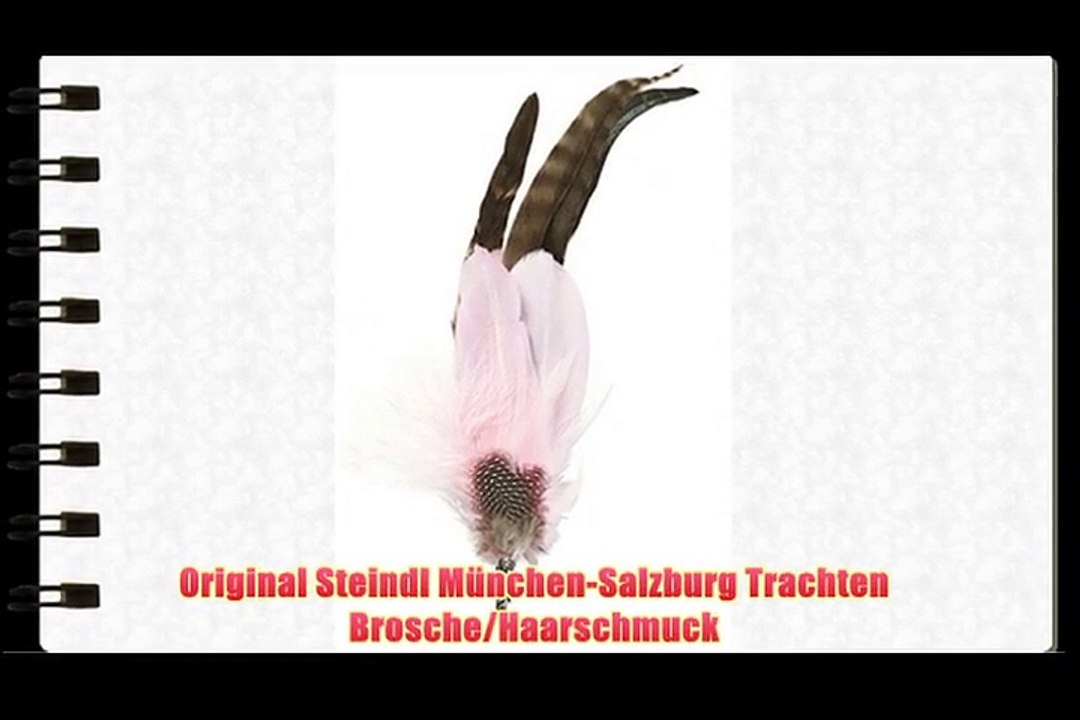Original Steindl M?nchen-Salzburg Trachten Brosche/Haarschmuck