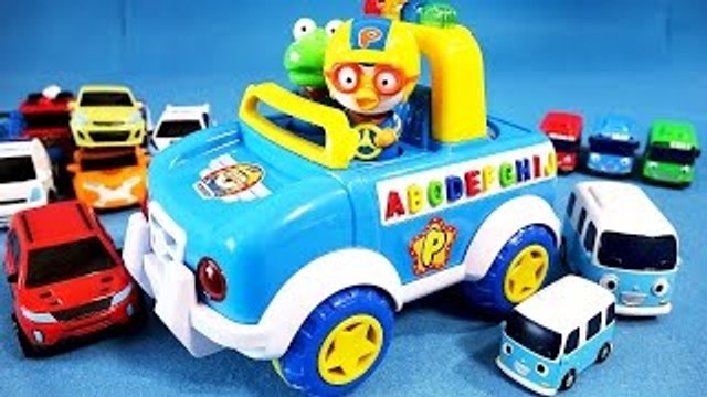 뽀로로 ABC 자동차 또봇 타요 미니카 장난감 놀이 unboxing Pororo ABC car/T