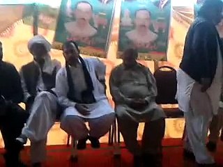Jandial Faizullah Chairman UC Raja Ashfaq welcomes the rally of UC Choa Ganj Ali Shah arrived in Jandial to greet him.