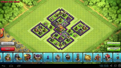 Clash of Clans - TH7 Hybrid Base Anti Dragons