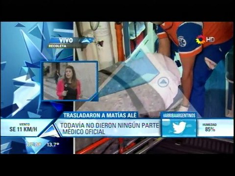 Pronto.com.ar - Trasladaron a Matías Alé