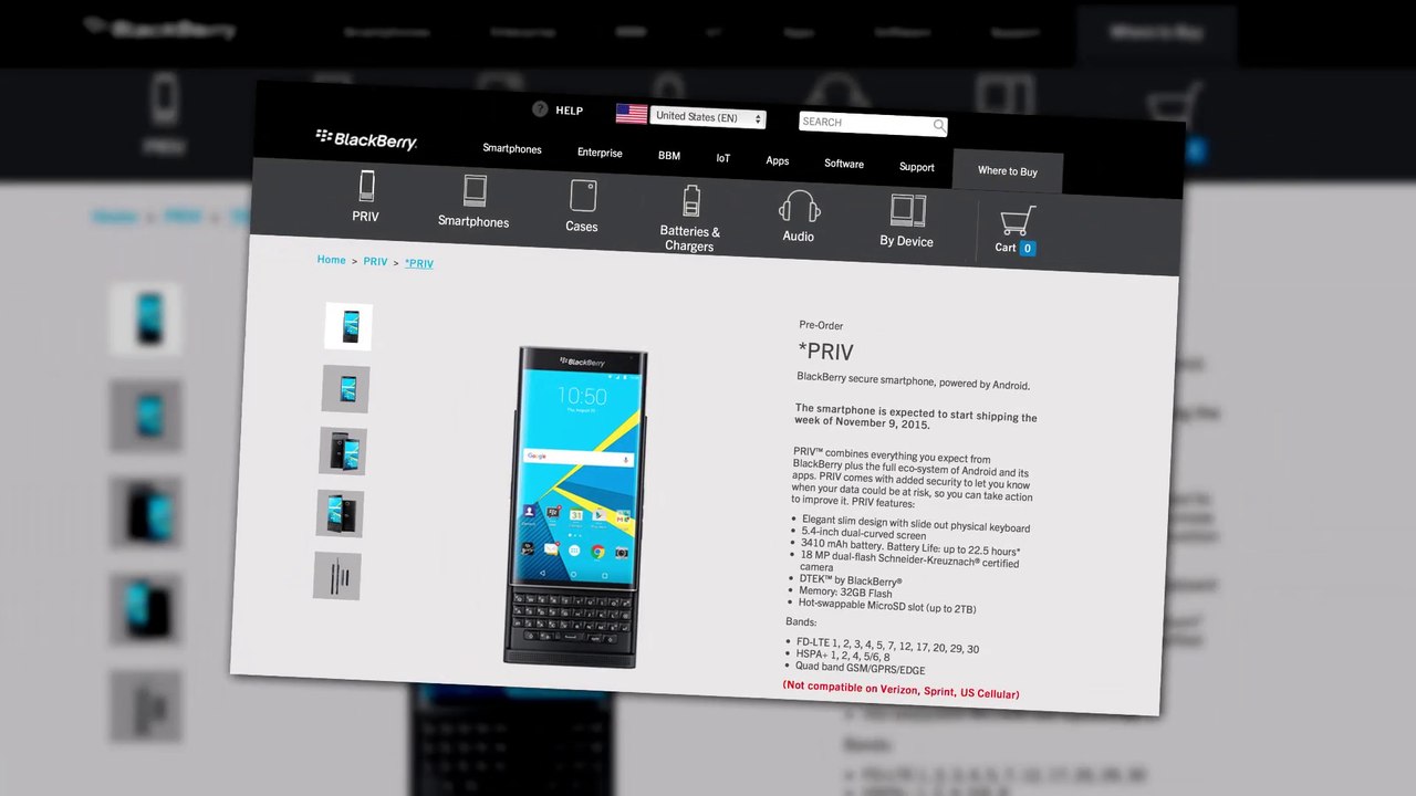 Kim Kardashian et ses sœurs seront les premières à mettre la main sur le Priv de Blackberry
