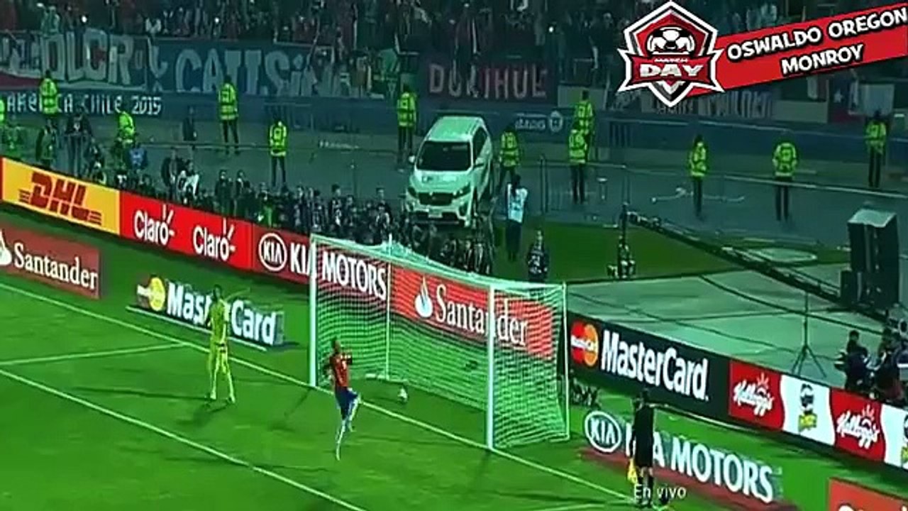 Chile vs Argentina 4-1 (0-0) Penales Completos Final Copa America Chile 2015 - Chile CAMPE