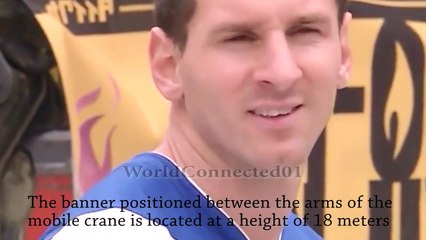 Lionel Messi 18 meters new record at japanese tv