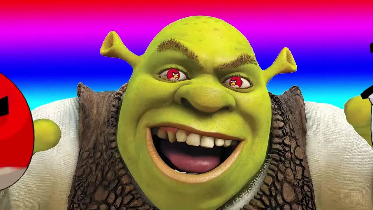Angry Shrek (Shrek meets Angry Birds)parody video